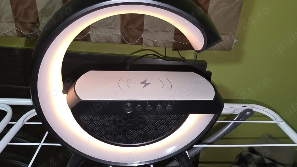 Statie de incarcare Wireless RGB - Bluetooth - Boxa