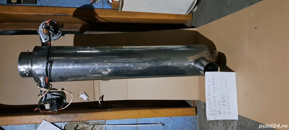 Recuperator de căldură din inox