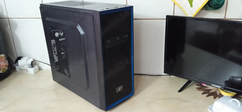 i5 7400 16gb Ddr4 RX 470 8GB 256 Ssd+hard pc calculator gaming unitate