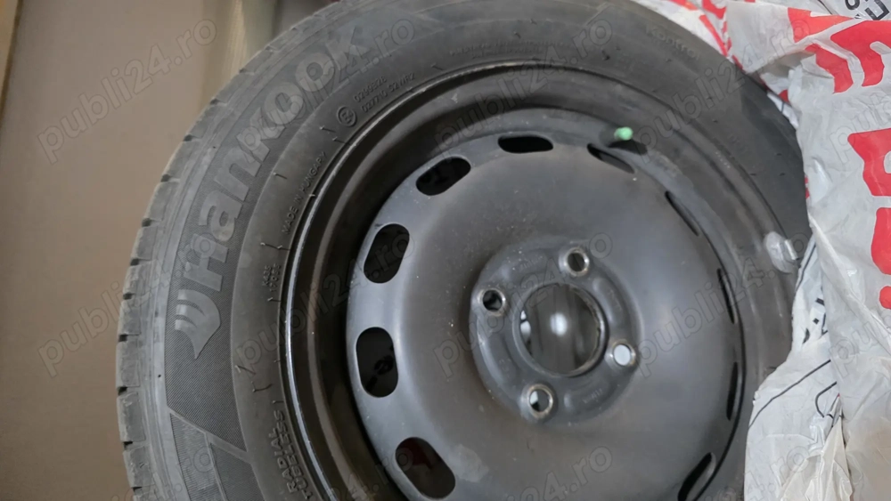 Set 4 jante MW R1-1738  cu anvelope vara Hankook 175/65 R14 82H FORD Fiesta, Ka, Ecosport