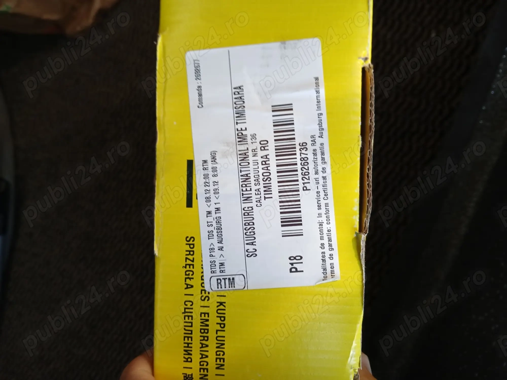 Kit ambreiaj nou cu sigiliu pus