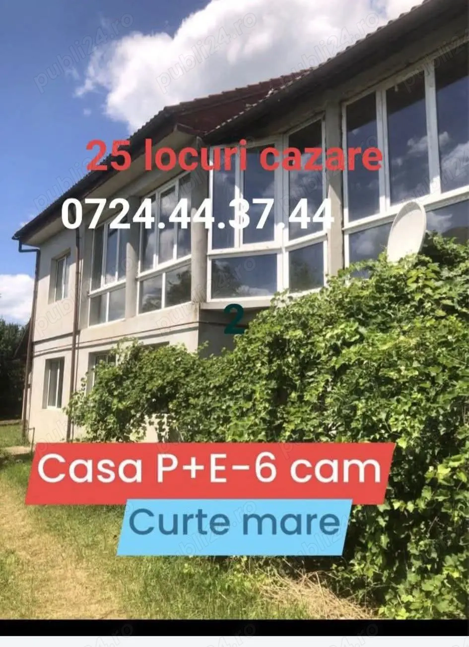 Casa mare Parter+etaj+pod piscina curte mare