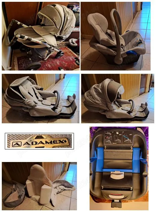 Caruciuor de copii 3 in 1 ADAMEX