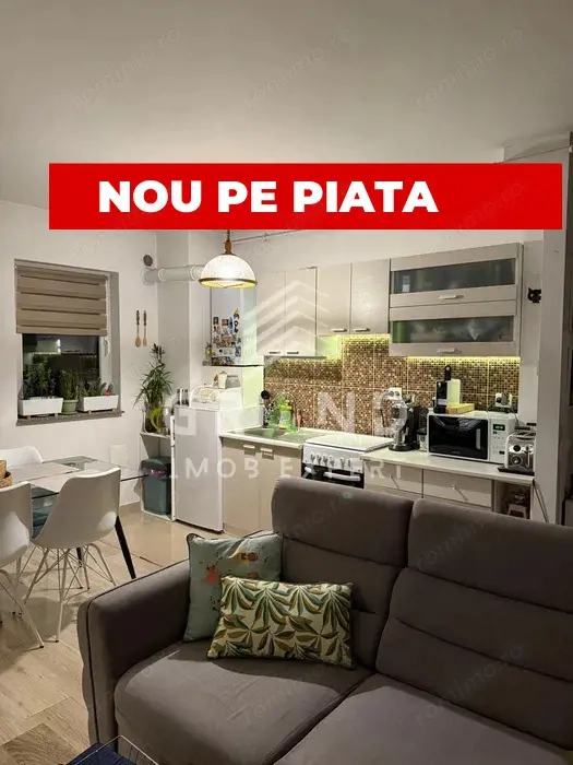 Apartament cu 2 camere de vânzare, semidecomandat, 49 m², parcare + terasa, Iris