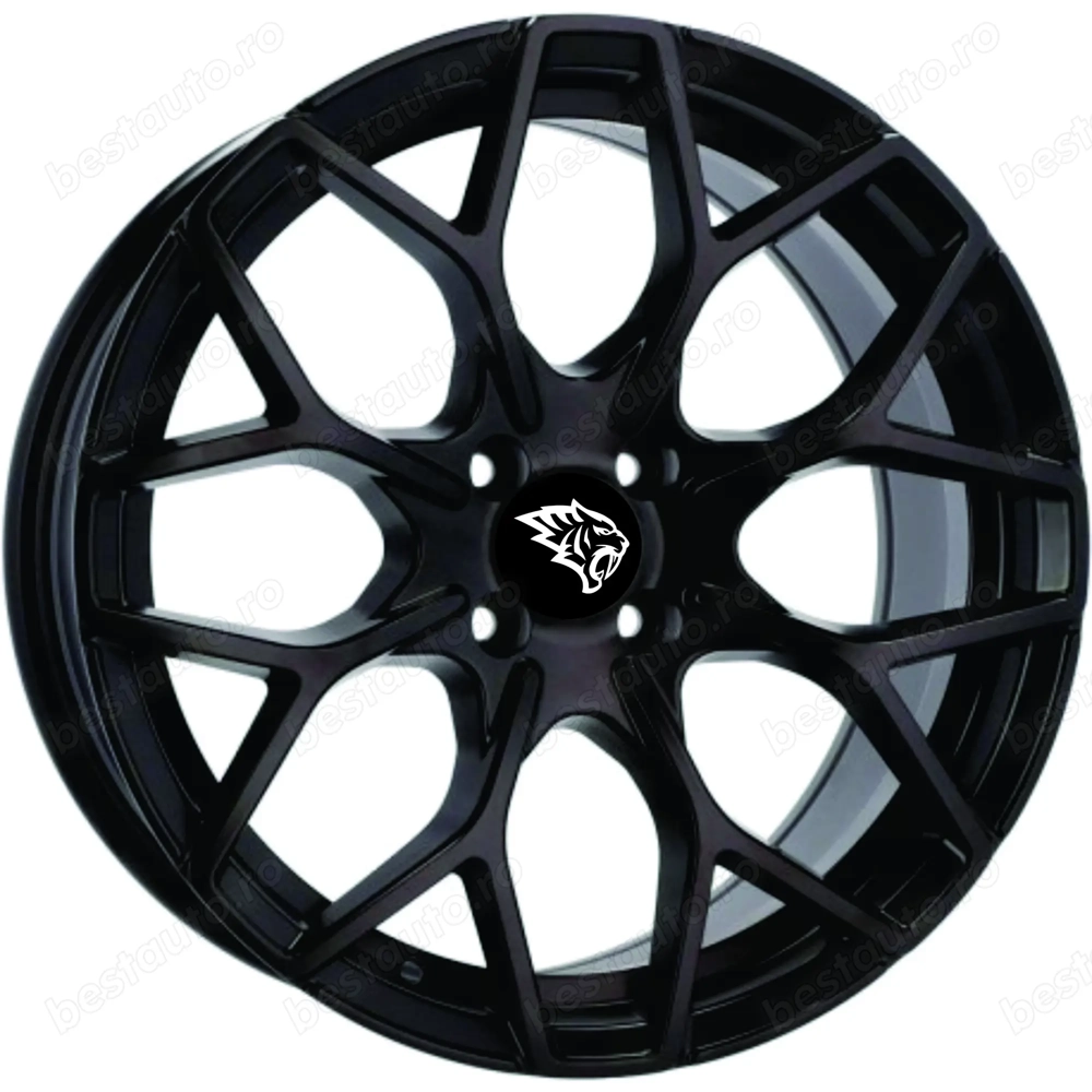 Set 4 stickere capace janta 5 cm Sabertooth