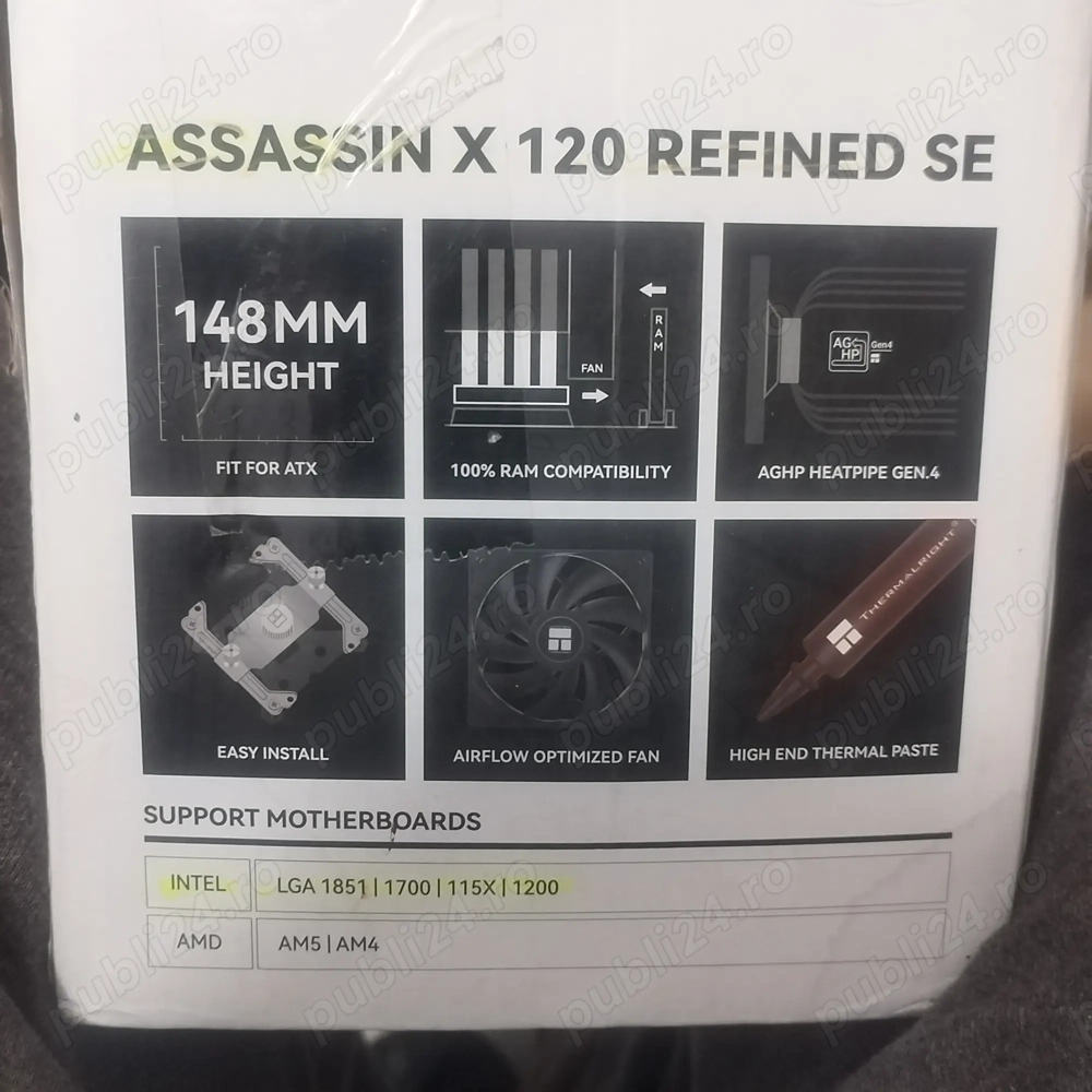 Cooler Assasin X120 refined SE socket Intel 1700 115x 1200