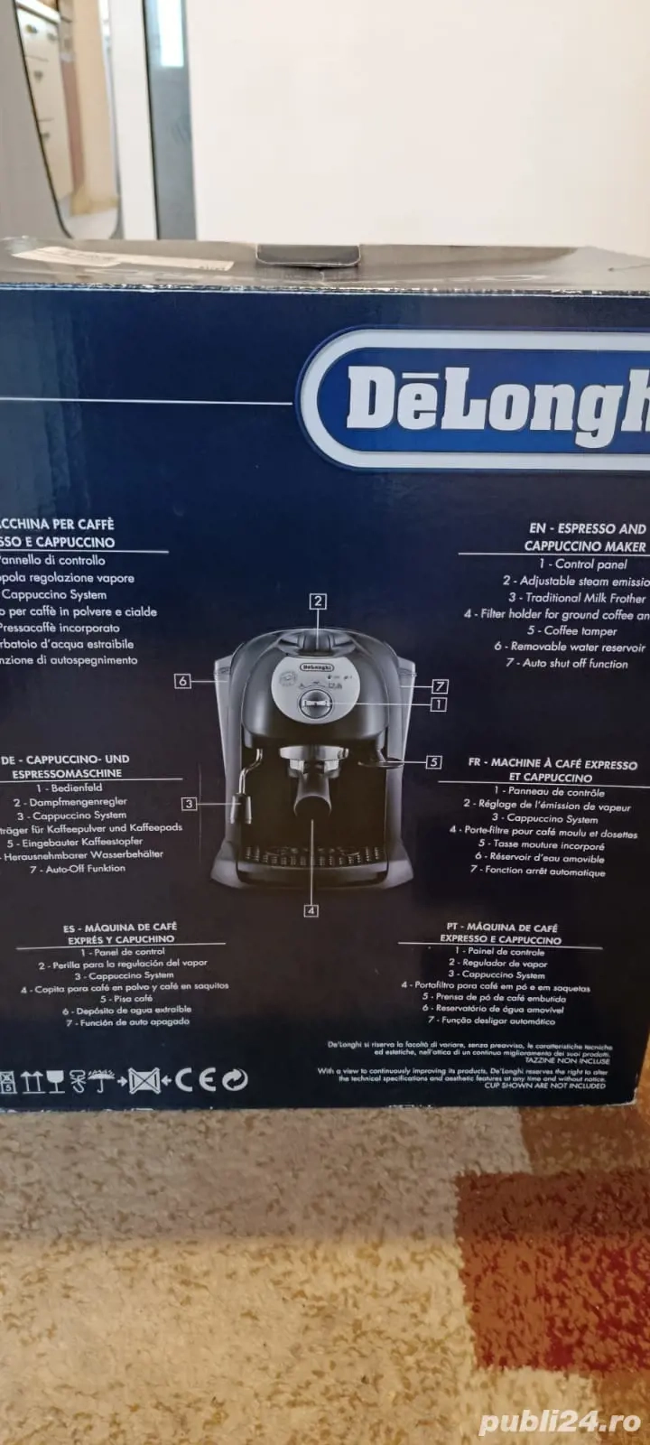 Vând espressor deLonghi 