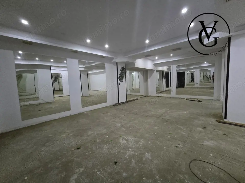 Spațiu generos 220 mp – ideal pentru sală de fitness, spa sau centru de wellness