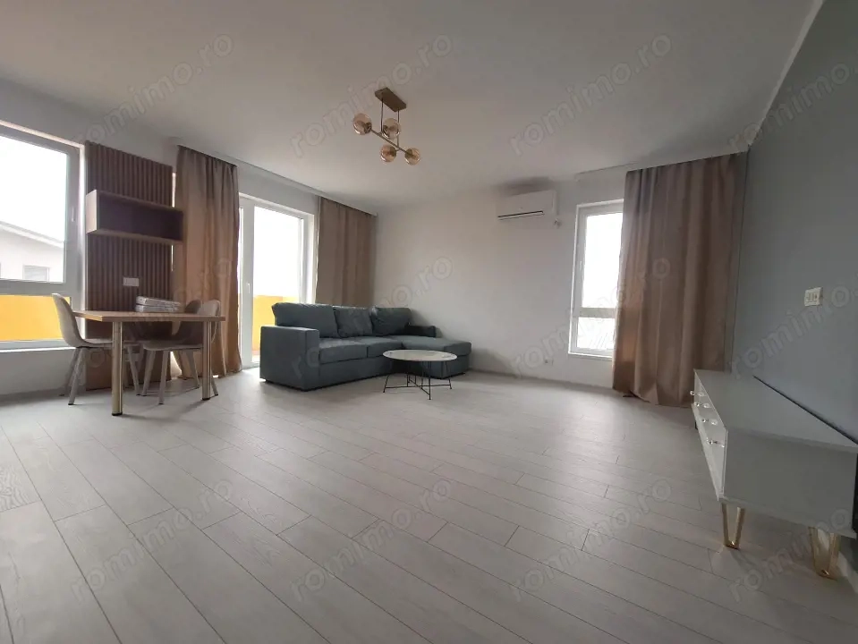 Apartament 2 camere - panouri solare - mobilat si utilat - Giroc