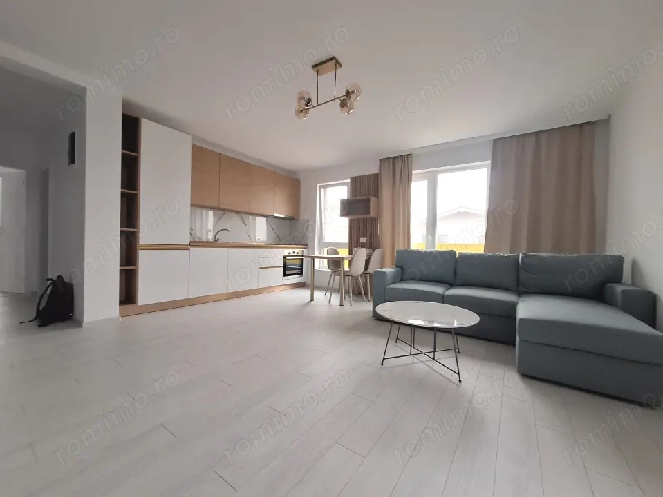 Apartament 2 camere in Giroc- proiect verde + panuori solare-mobilat si utilat