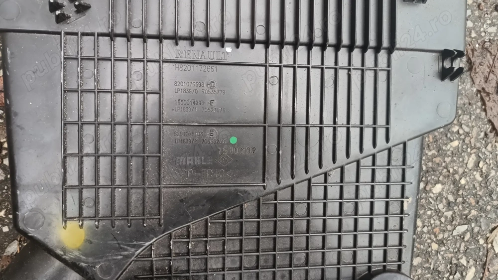 Carcasa filtru de aer H8201172661 nouă pt.Dacia Logan II/Sandero II/Dokker/Duster/Lodgy – 165001429R