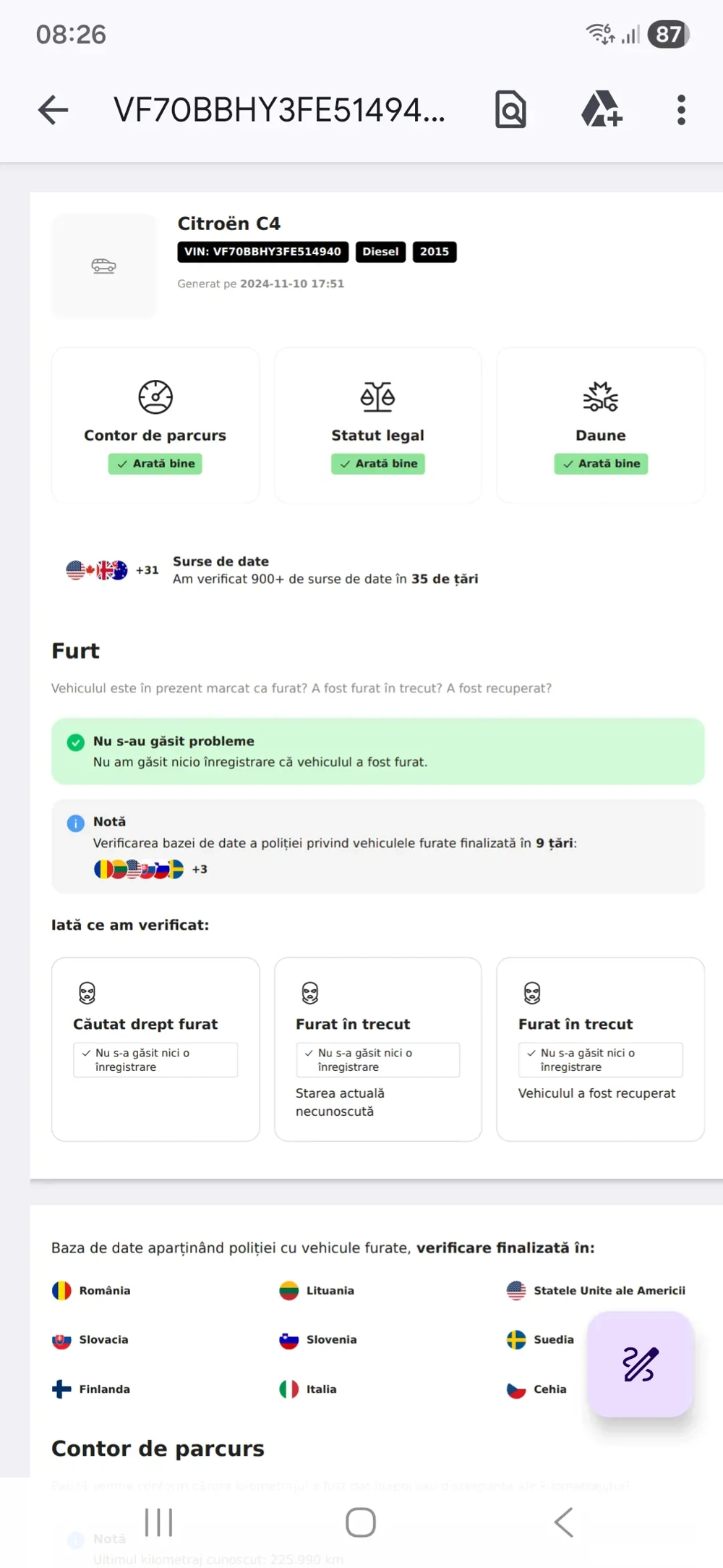 citroen C4 cactus 2015 euro 6