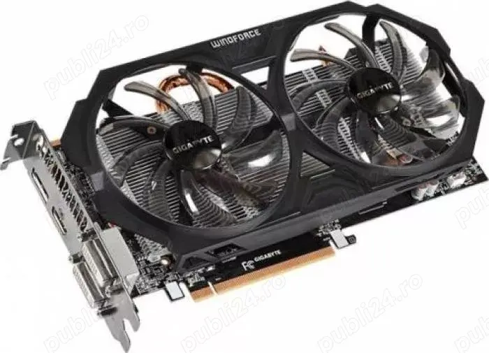 Placa Video Gigabyte Radeon R7 370 WindForce 2X OC 4GB GDDR5, 256Bit