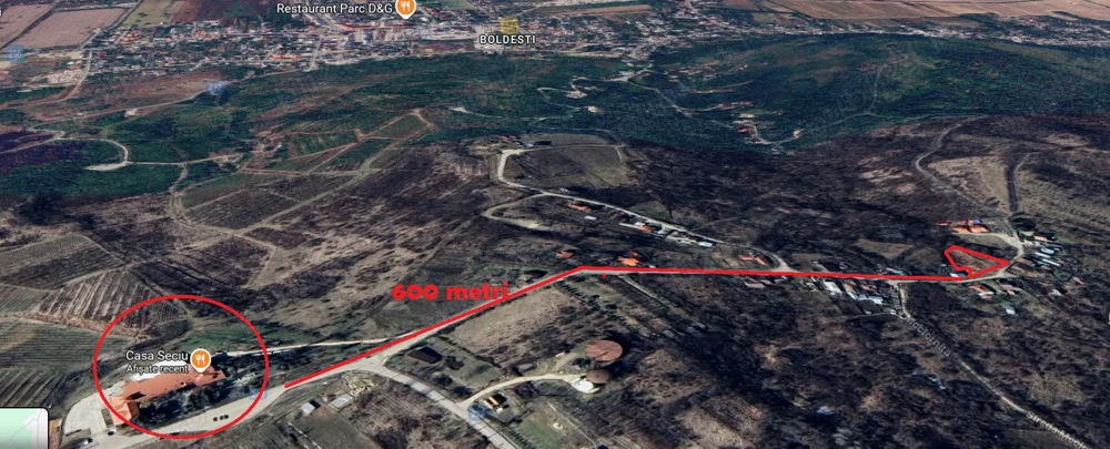 Teren intravilan Boldesti Seciu -11 km de Ploiesti