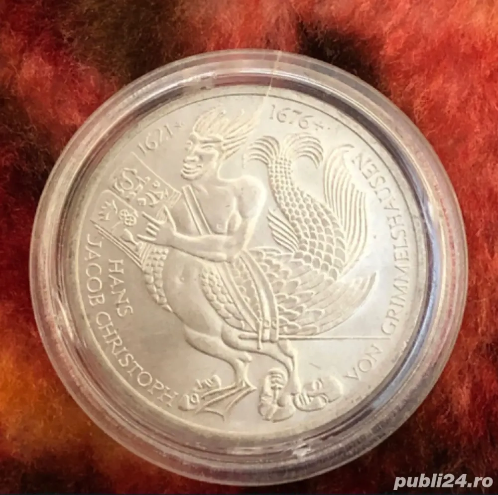monedă de argint 5 deusche mark 1976