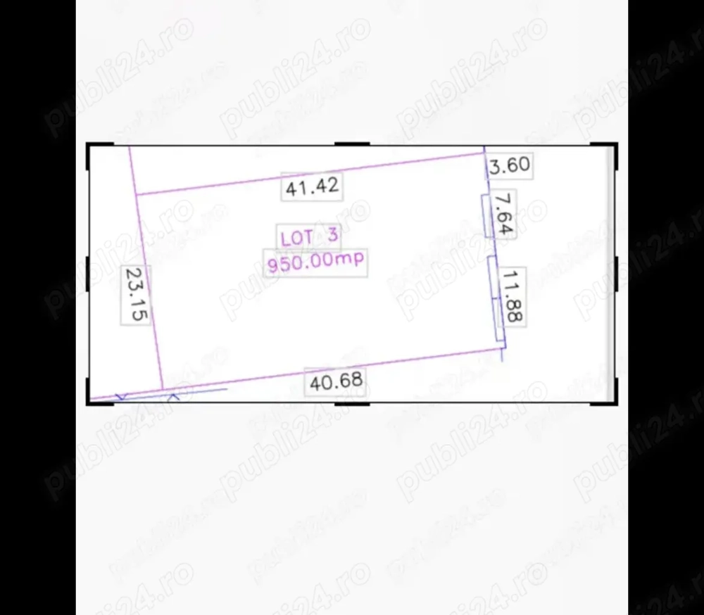 Vand teren in Bazosul vechi 