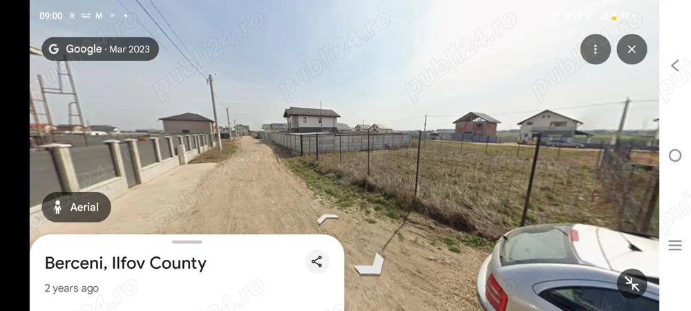 Teren de vânzare Comuna Berceni zona Primăverii 