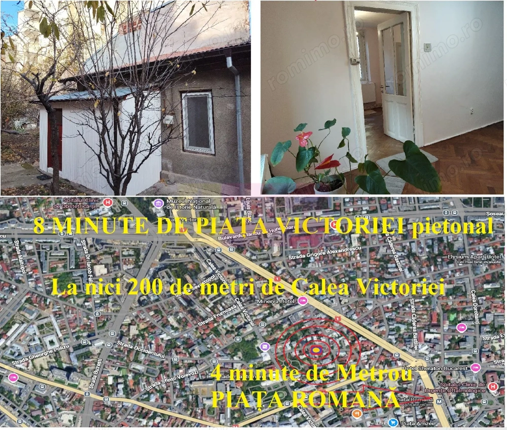 Casa în Ultracentralul Bucureștiului la preț mic (casă mică)