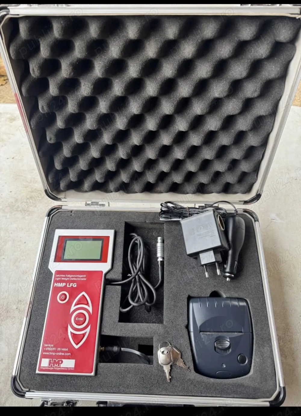 HMP LFG   Aparat profesional de măsurare a compactării solului (deflectometru)