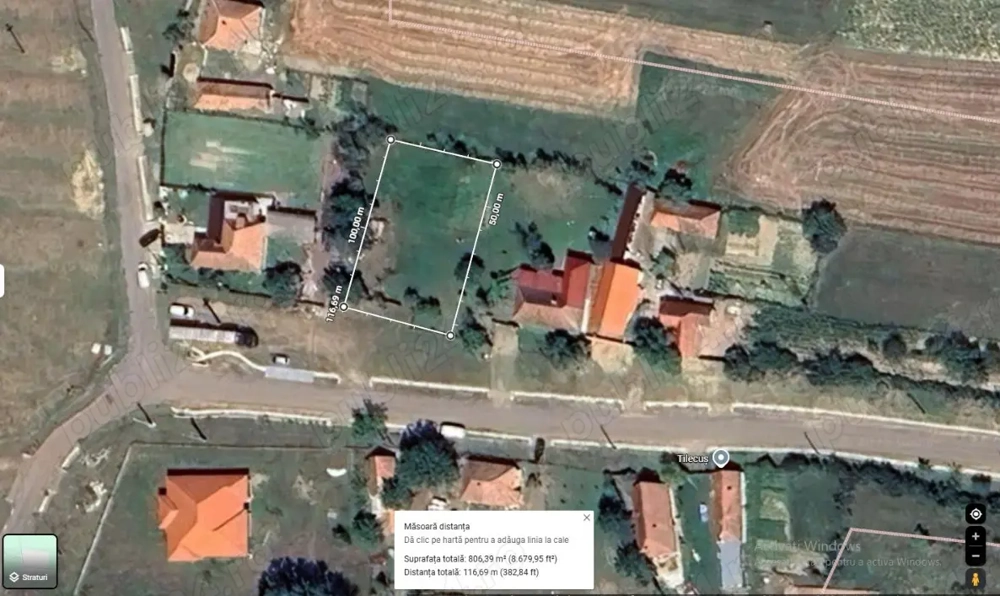 teren intravilan Tilecuș