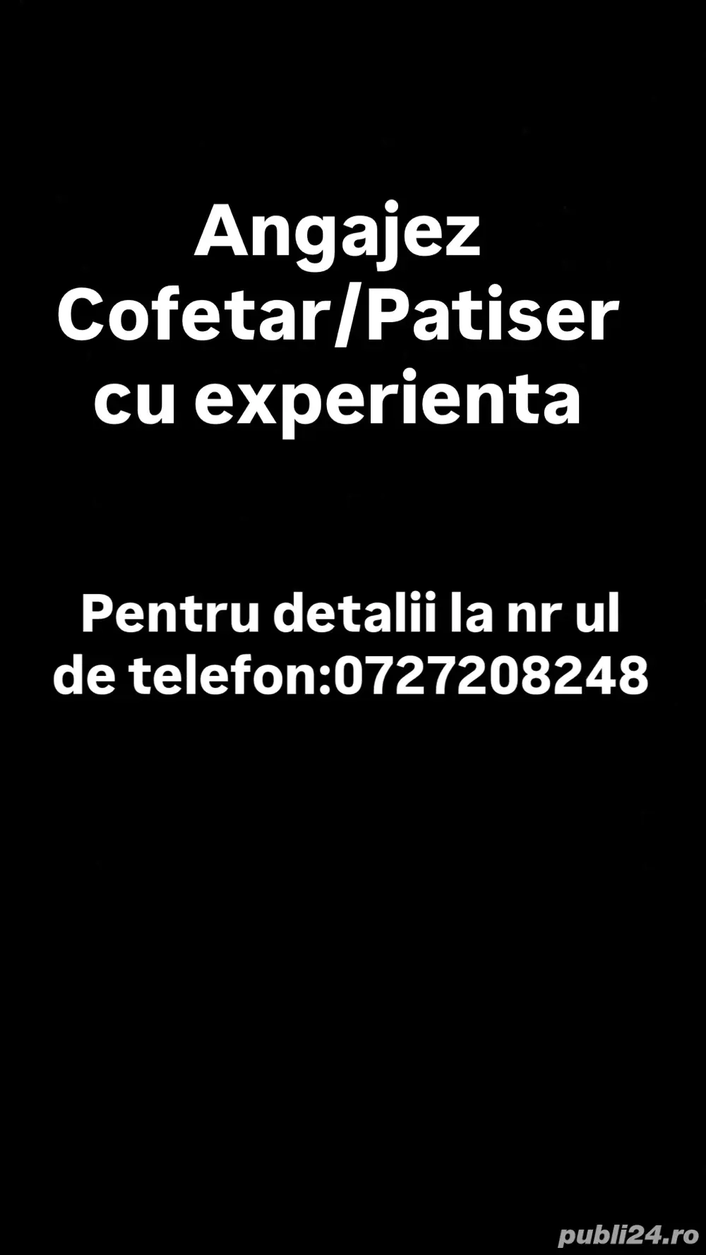 Angajez Cofetar Patiser