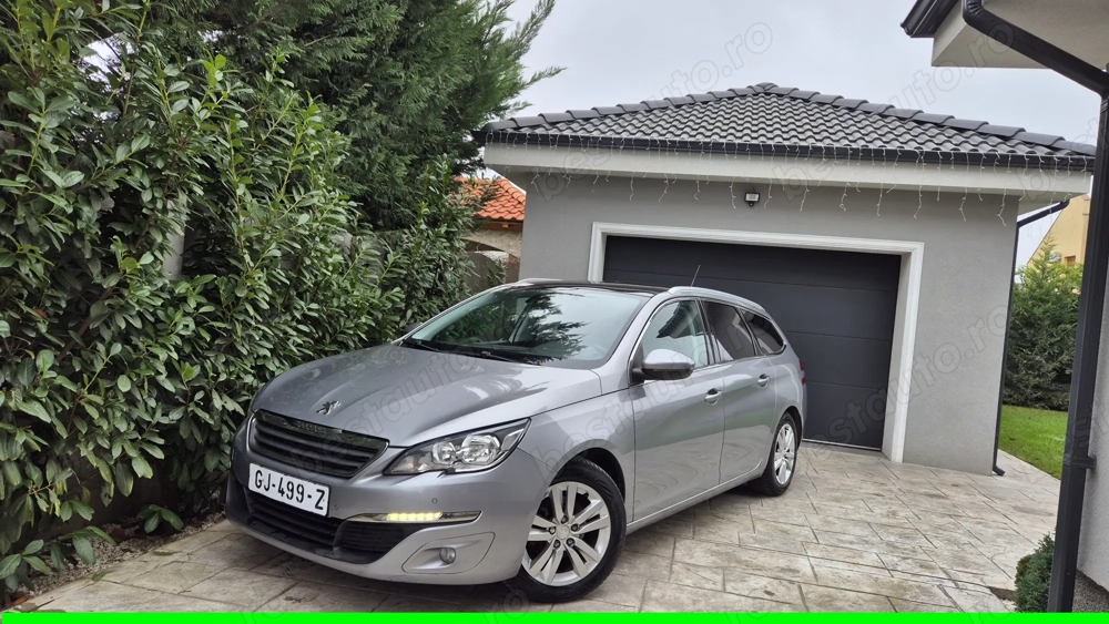 Peugeot-308-Pano-Camera-1.6-Hdi-Euro 6-Led-120 Cp-Pilot-Automat-6+1 Viteze-