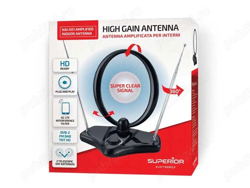 Antena de camera cu amplificare Superior