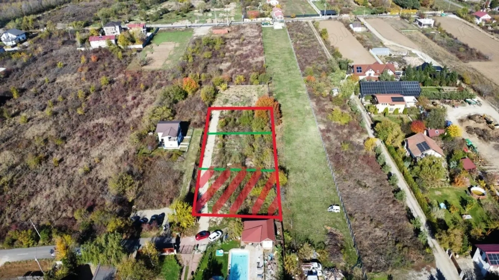 Lot de 720mp de vanzare in Vladiceasca, intrare DN1 - Snagov Plaza