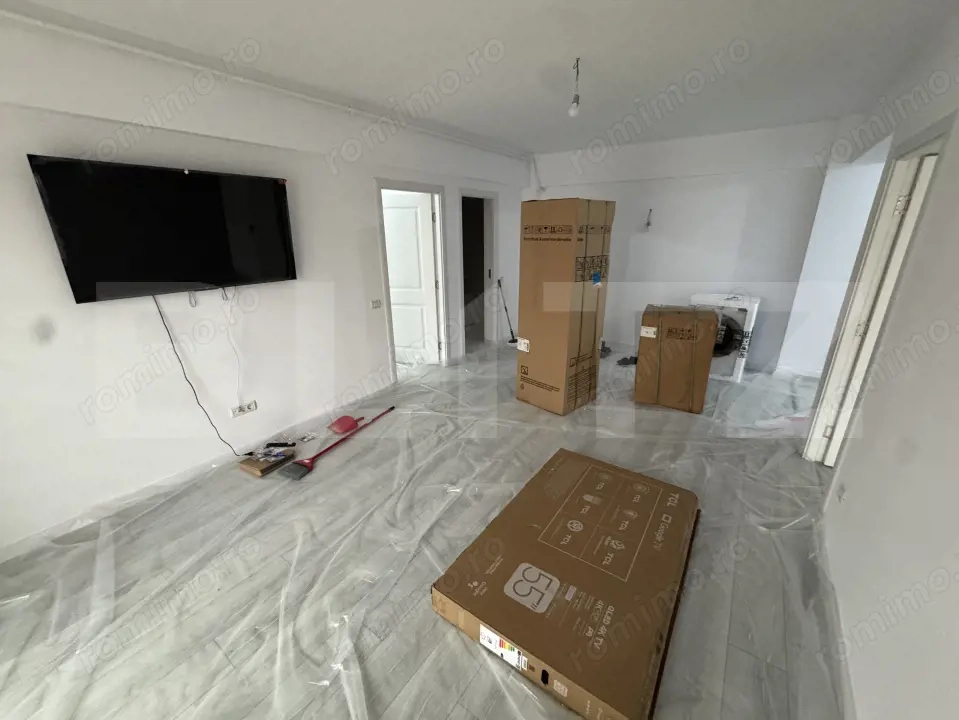 Apartament cu 2 camere nou, semidecomandat, 59,5 mp utili, Valea Lupului