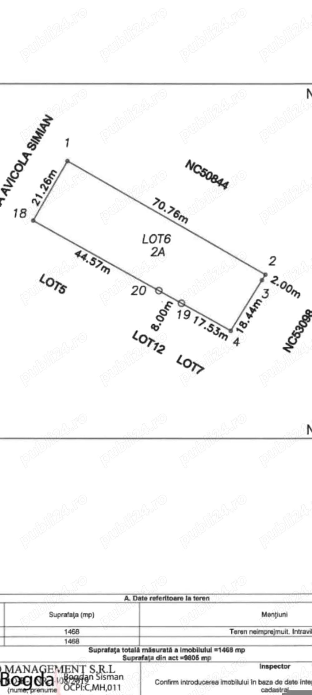 Teren de vânzare Simian 