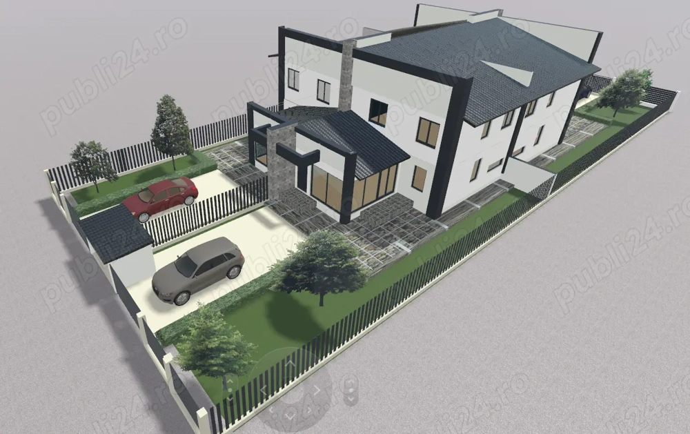 Până la 31 12  la numai 124.500  Vila P+1 duplex la cheie de vanzare in Vanatori(Focsani - Vrancea)