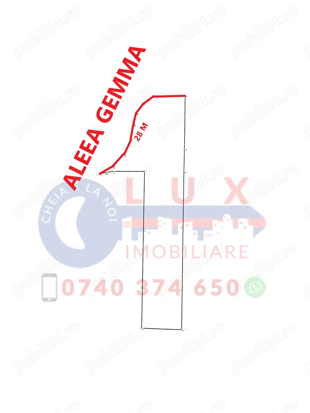 ID 7897 EXCLUSIVITATE - Teren pentru casă - Zona 9 Mai