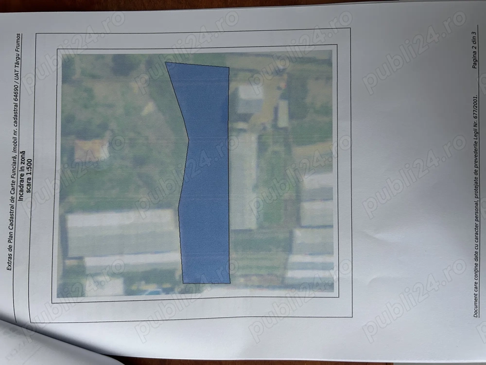 Vând Teren intravilan Târgu Frumos