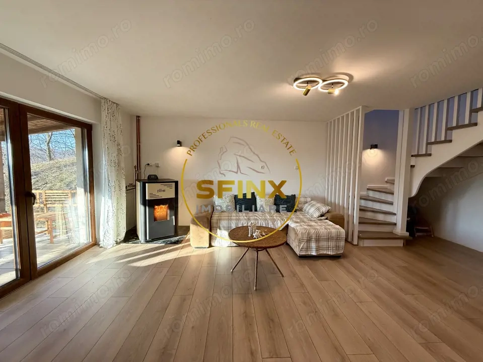 Casa moderna 5 camere Drajna de Sus,  teren generos si pomi fructiferi