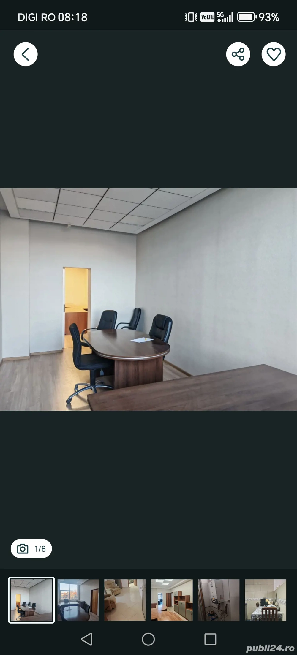 Office space 4 rooms 65 square meter Ion Mihalache Victoriei floor 1