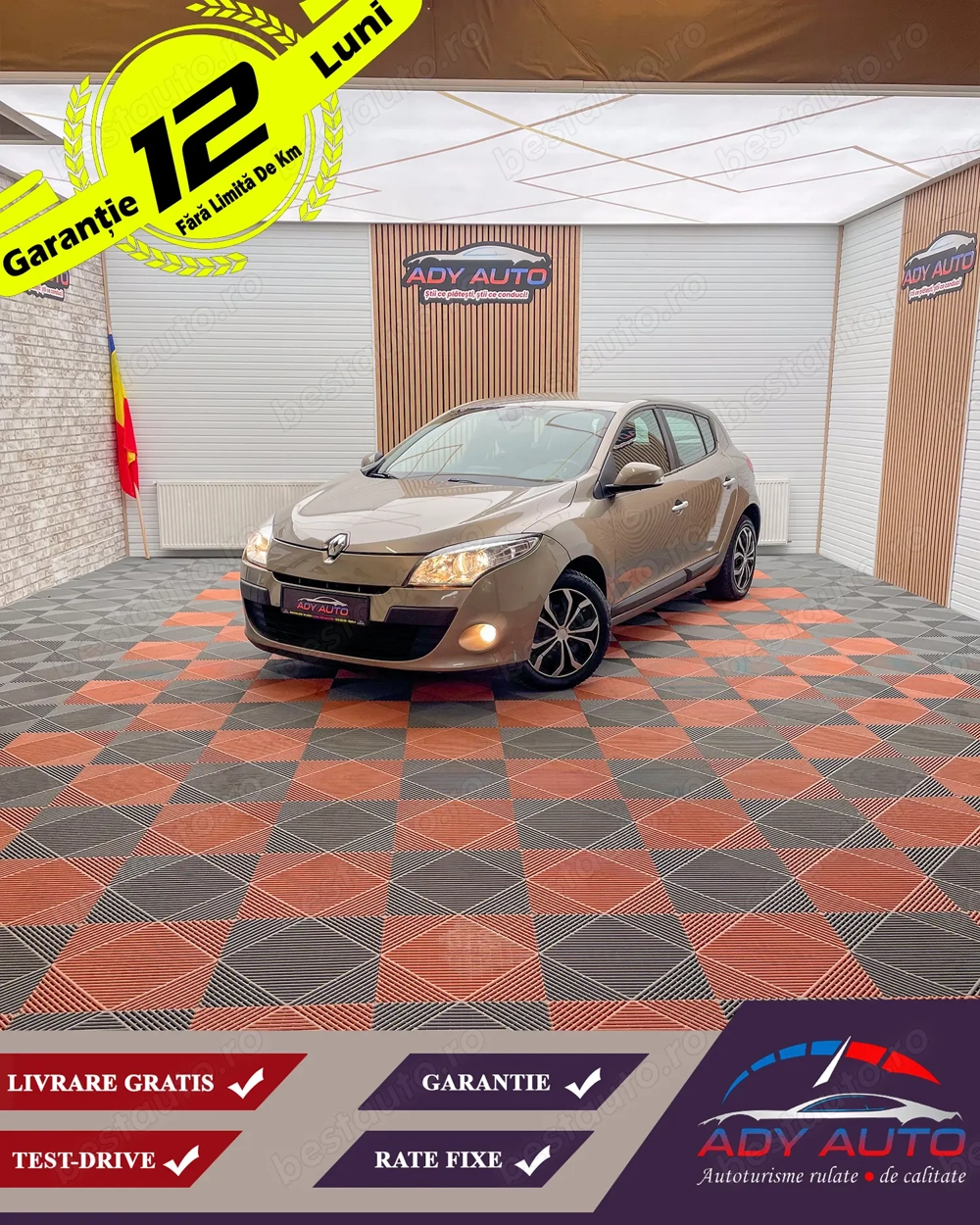 Renault Megane 1.5 DCI, Garantie 12 luni, Buy-back, Rate fixe