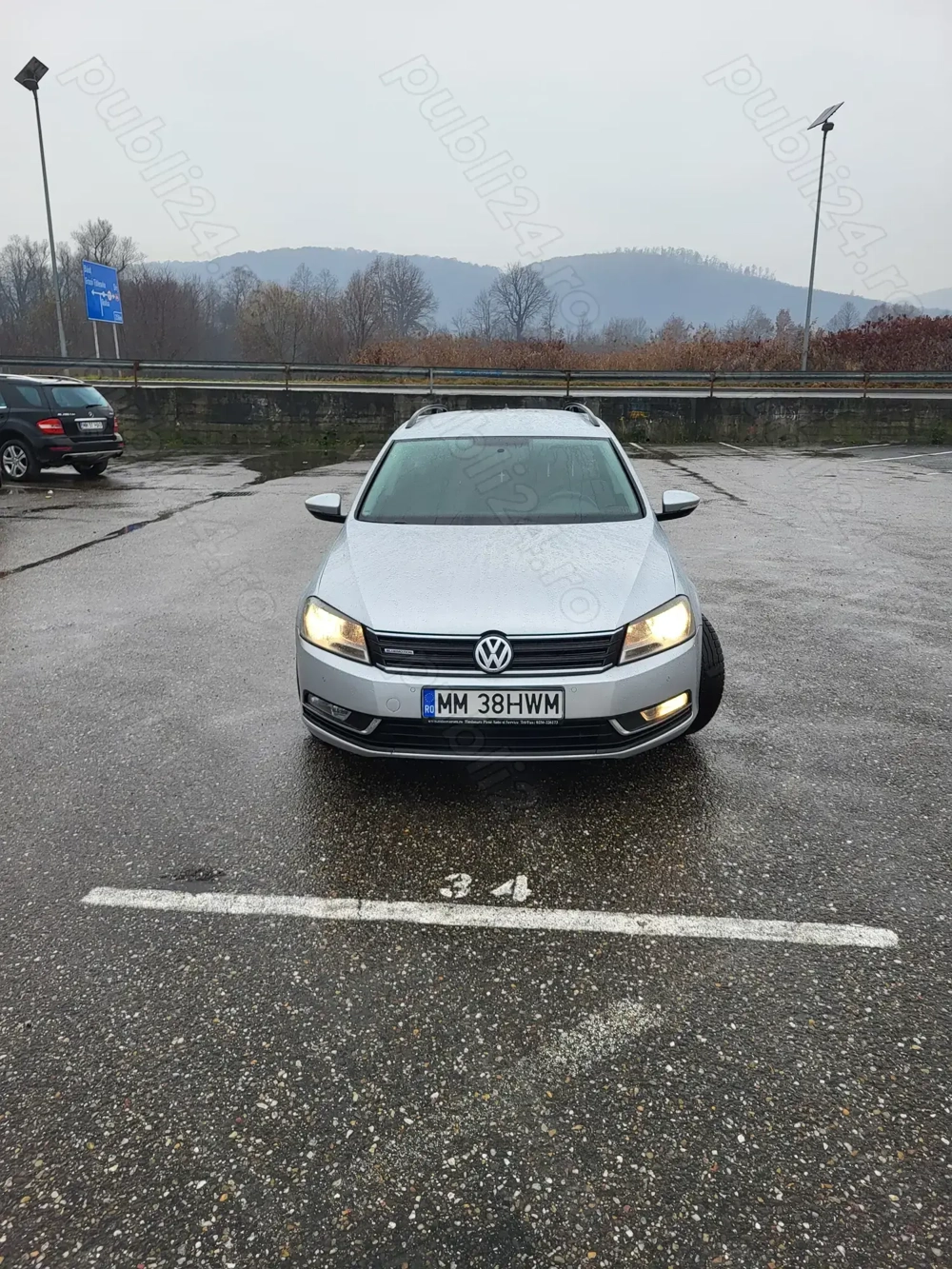 VW Passat break argintiu metalizat