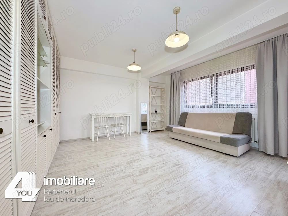Apartament 2 camere Boul Rosu, et.1,56 mp, mobilat, utilat+termoteca
