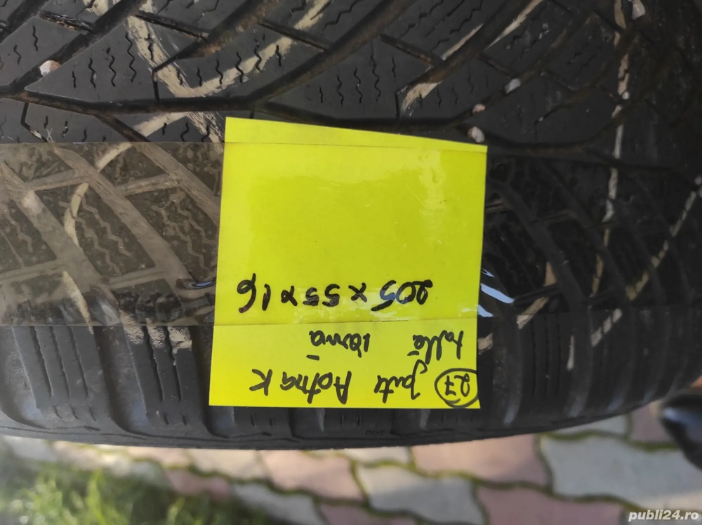 Jante tabla R16 Opel Astra K cu cauciucuri de iarna 