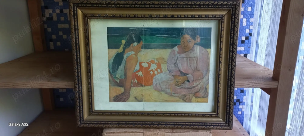 Tablou decorativ cu rama clasica ornamentata