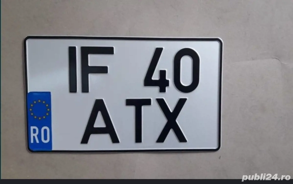 numere auto ornamentale personalizate 