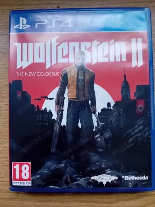 Joc PS4 PS5  Wolfenstein II The New Colossus 