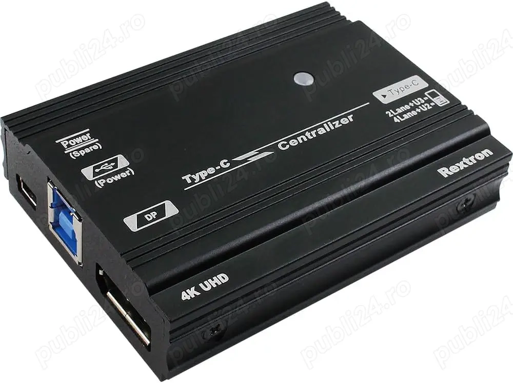 Adaptor DisplayPort la USB-C cu iesire Video,Rextron, USB type C video ptr VR, tableta grafica XPPen