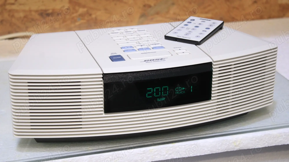 Bose WAVE,FM,Aux,CD,alarm,clock,telecomanda.