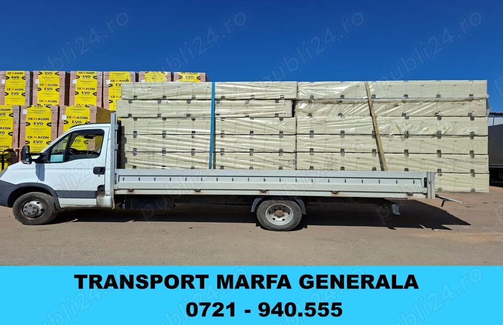 transport marfa - materiale de constructii - cluj