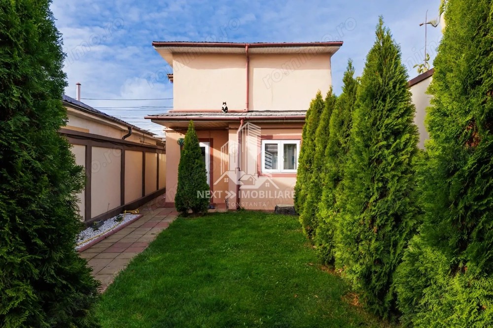 Casa P+M, 5 camere si spatiu comercial stradal , teren 252mp