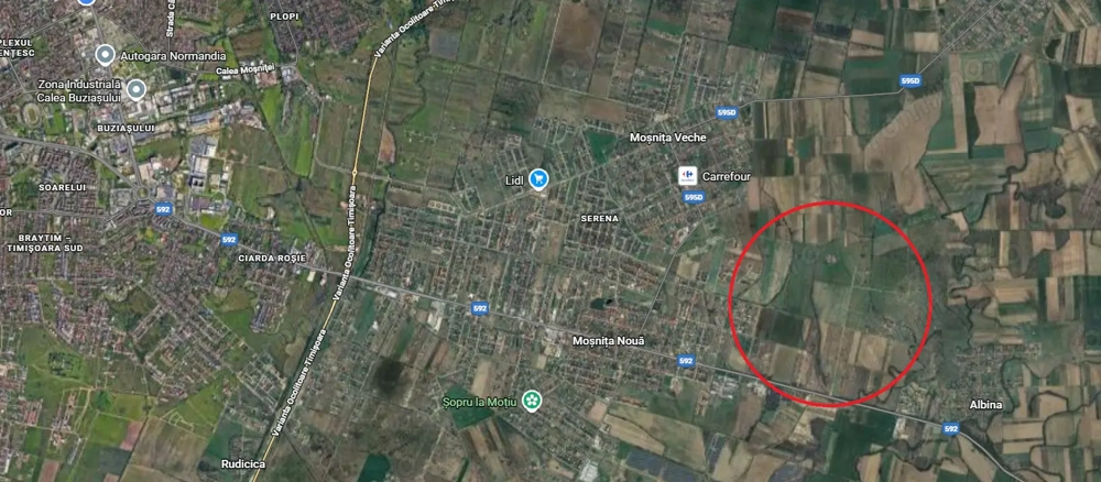 Mosnita Noua - Teren intravilan - S:833mp - FS:31m