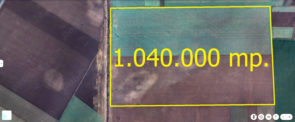 Movilita, 1040000 mp. teren compact, ideal investitie imobiliara