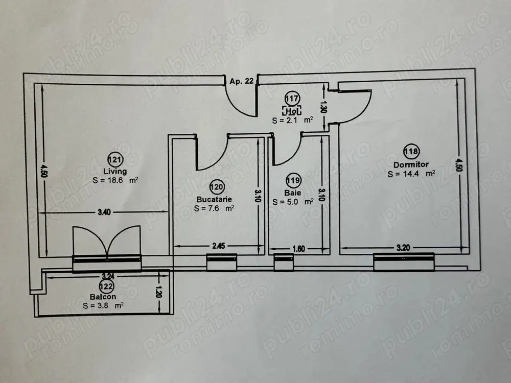Apartament cu 2 camere mobilat si utilat POD pe toata suprafata Braytim Giroc