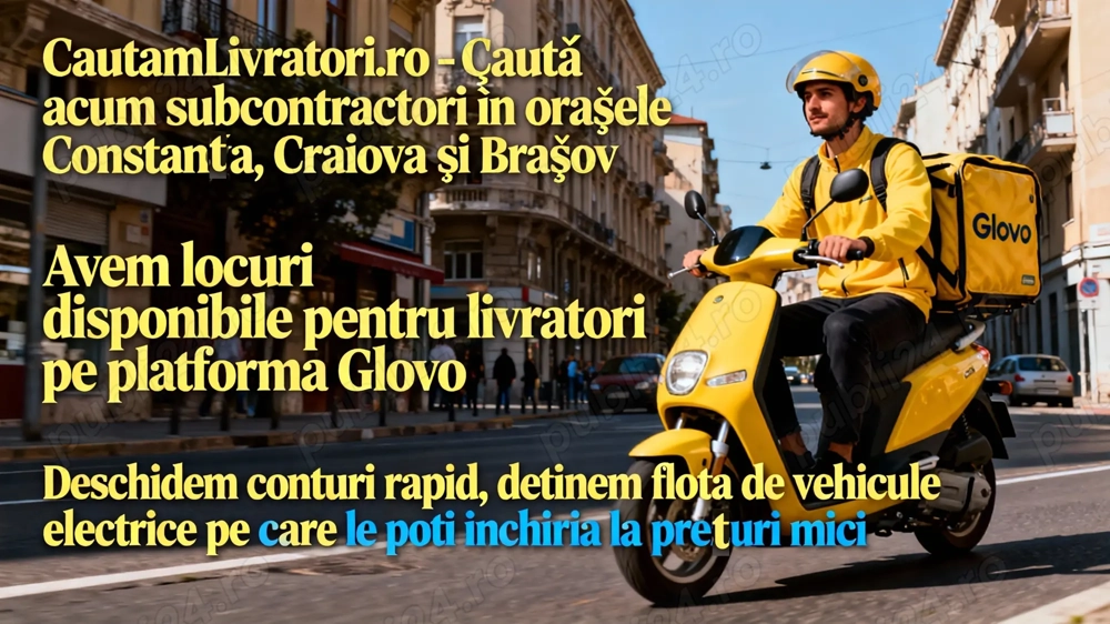 Angajam  Curieri  Glovo 